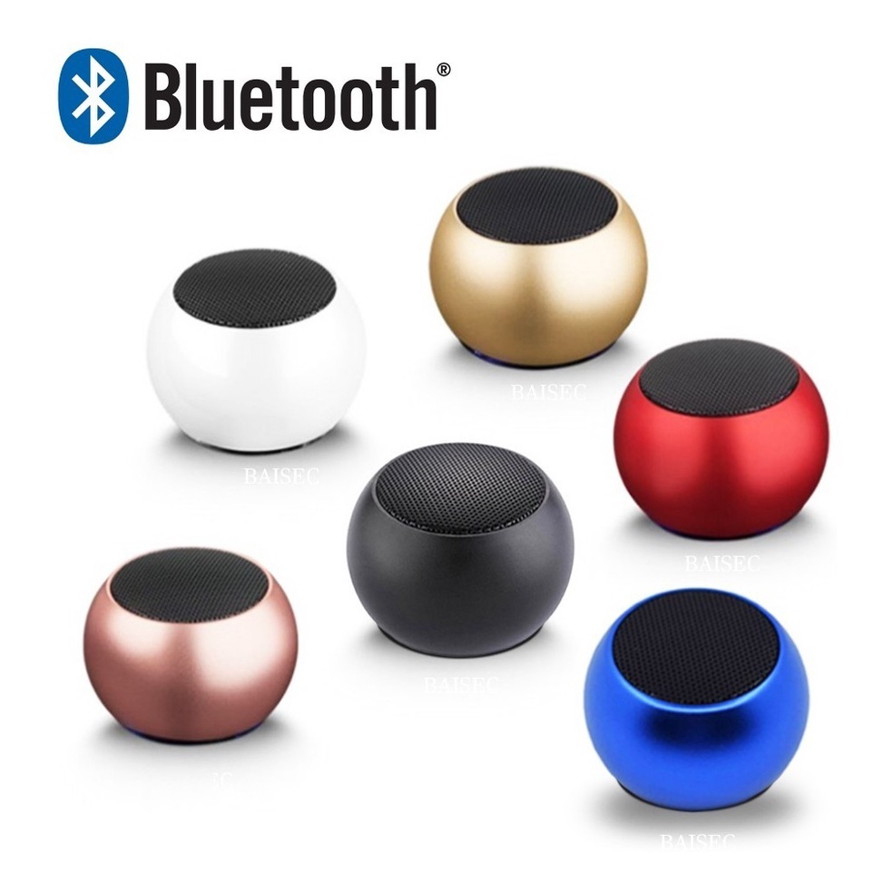 Caixinha Som Bluetooth Tws Metal Mini Speaker Amplificada 3w | Shopee ...