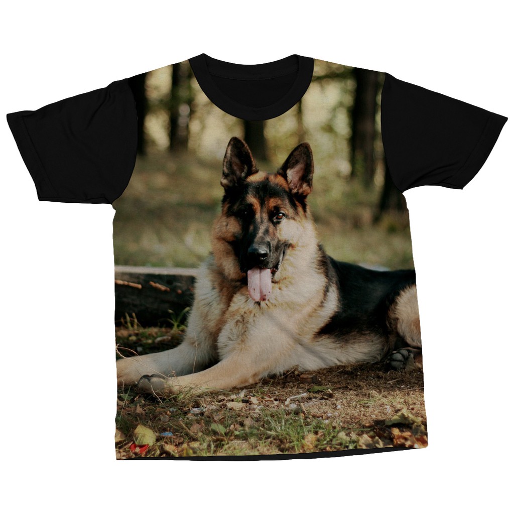 Camiseta Cachorro Pastor Alemão Animal Dog Blusa Camisa