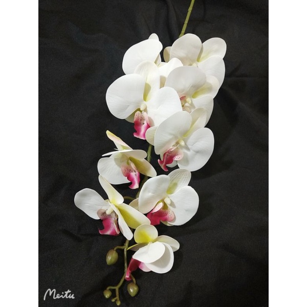 Orquídea colorida artificial para arranjos e decoração da sua casa mesa de  jantar | Shopee Brasil