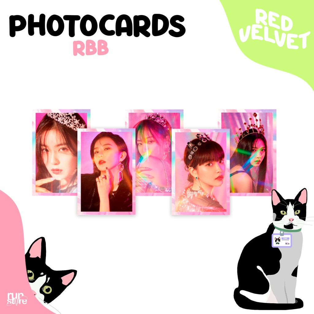 KIT PHOTOCARDS - RED VELVET RBB (Irene, Wendy, Joy, Seulgi e Yeri ...