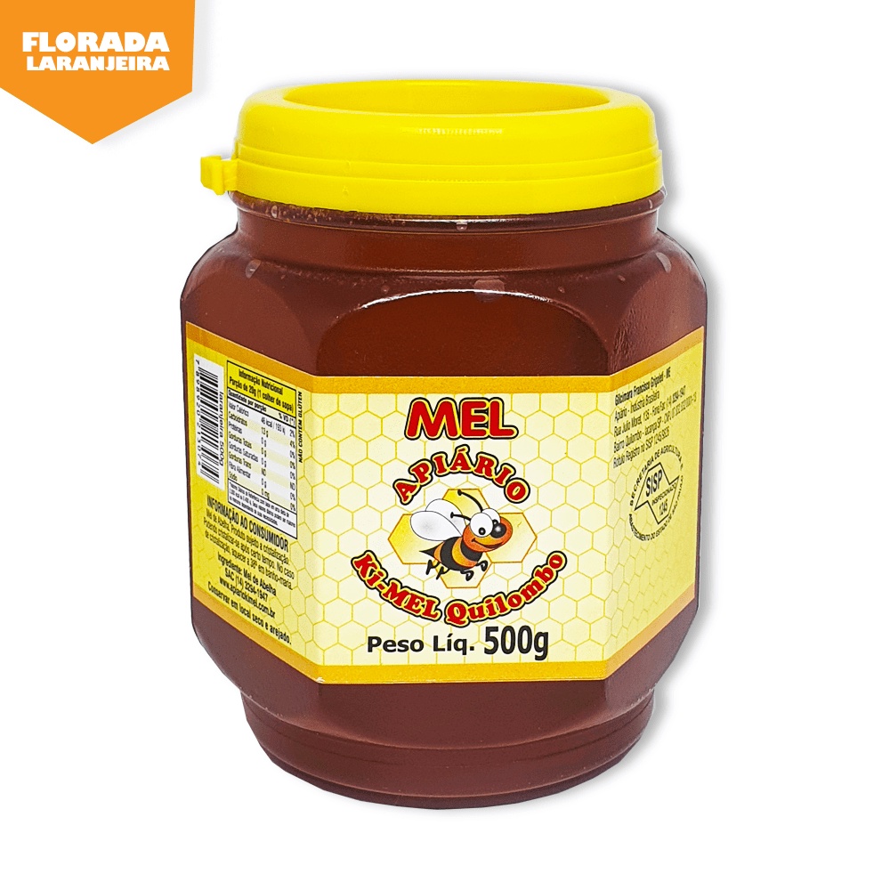 Mel Puro de Abelha - Pote 500g - Laranjeira