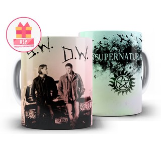 Caneca Serie - Sobrenatural - Supernatural - SPN - SAM E DEAN