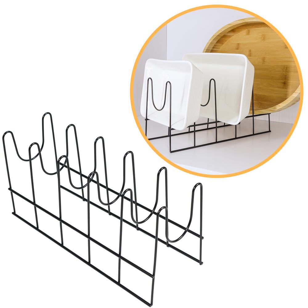 Suporte Porta Tampas e Travessas Viena Preto 990207 BEL em Oferta na Shopee