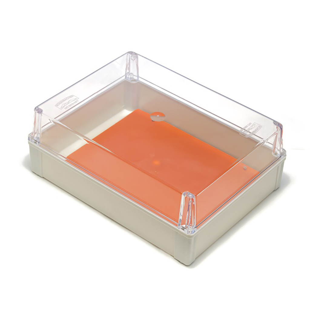 Caixa Plástica montagem quadro de painel elétrico Pvc Tampa Transparente 350mmx260mmx130mm