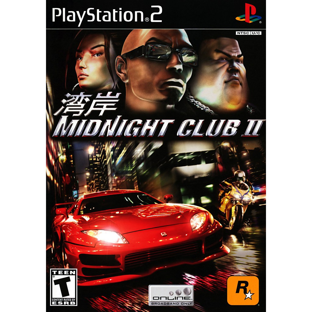 Midnight Club II jogo playstation ps2