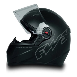 Capacete Fechado Fw3 Gt 5 Gt2 Viseira Cristal Com Narigueira