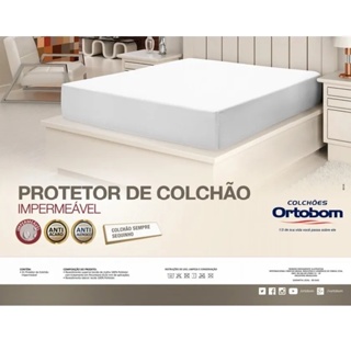 Protetor De Colchão Impermeável Casal Box Capa De Colchão em Oferta na Shopee