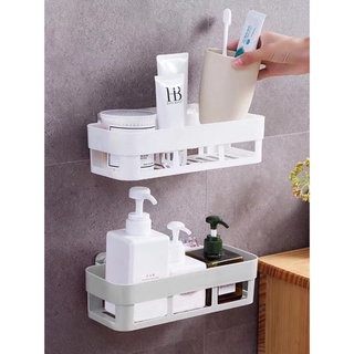 Suporte para shampoo plástico para banheiro, porta shampoo, autoadesivo sem furar parede