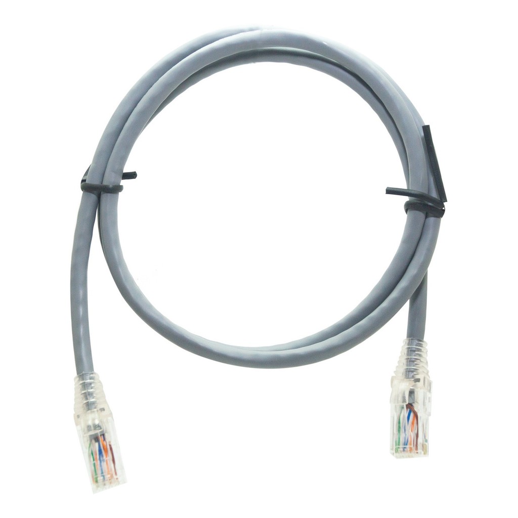 Cabo Rede Patch Cord Cat6 Furukawa 100% Cobre Cinza 1,5 Mts