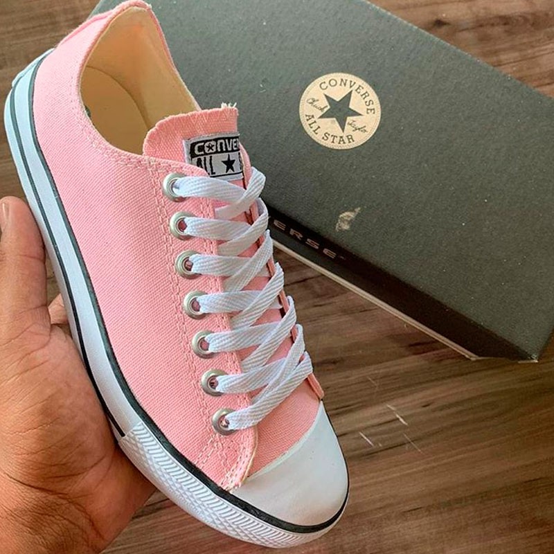 NOVO ALL STAR CONVERSE ROSA FEMININO MEGA PROMOÇÃO ADQUIRA JÁ | Shopee ...