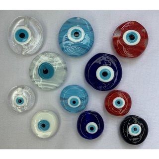 Olho de Murano Achatado - 5 unidades em Oferta na Shopee