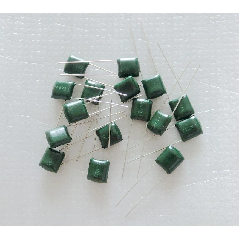 10 Capacitores 047 Uf Tone Guitarra Strato Tele Fender Cts