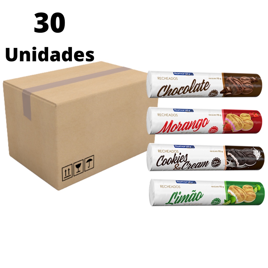 Cx Biscoito Recheado Itamaraty 115g (30 unidades na caixa)