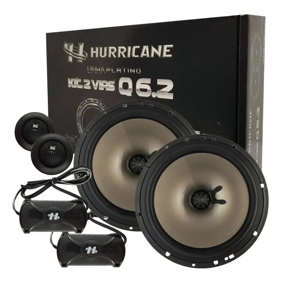 Kit 2 Vias Hurricane 6 Pol Q Qr 160wrms Alto Falante Desconto no Preço