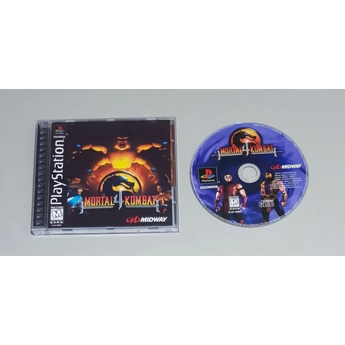 Ps1 - Mortal Kombat 4 - Leia a descrição