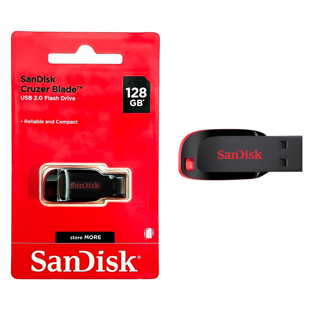 Pendrive Sandisk Original 128gb 64gb 32gb 16gb Pen Drive Cruzer Blade USB 2.0