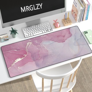 Personalidade Mouse Pad De Mármore Rosa Padrão Multi Tamanho Gamer Feminino Fofo Teclado Grande MouseMat 40 * 90CM Mousepad Para Laptop