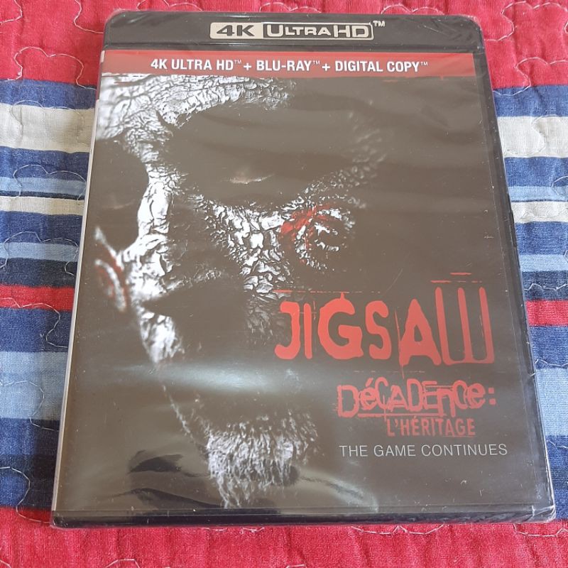 Blu ray Ultra HD 4K + Blu ray Jogos Mortais  (Jigsaw), 2 Discos. LACRADO!