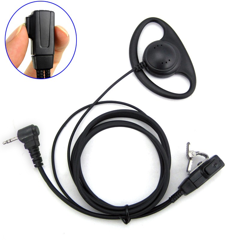 FONE DE OUVIDO COM MICROFONE  PTT DE LAPELA PARA MOTORO TALKABOUT  Md200 Mh230 Mr350 MR350R, MR355R, MR356R PROMOÇÃO