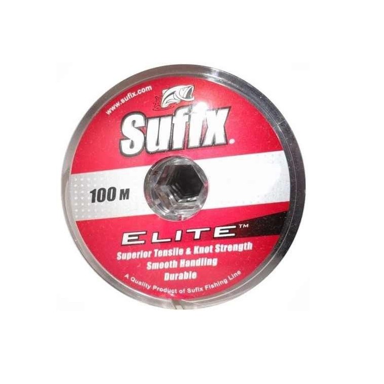 LINHA MONOFILAMENTO SUFIX ELITE 0,25MM 12 LBS 100M 5.4 KG