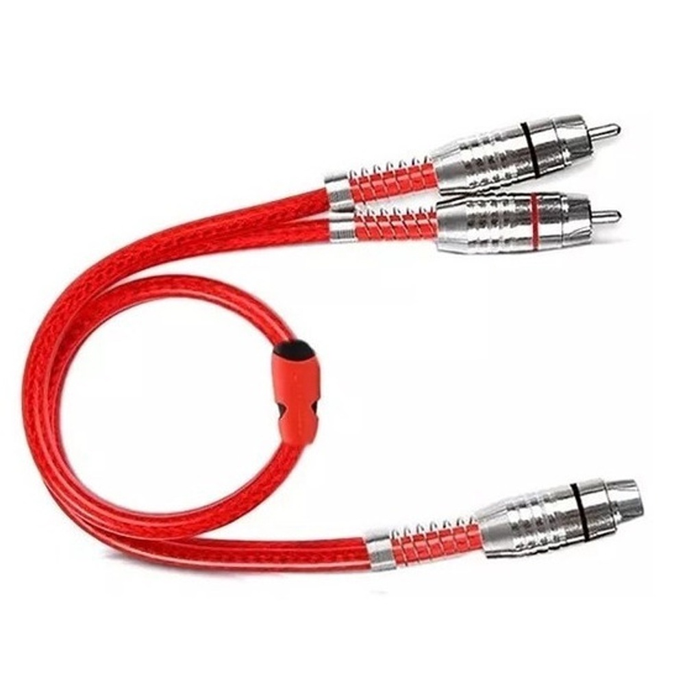Cabo Rca Y 1 Fêmea + 2 Machos Blindado Stetsom Prata Original 1f+2m Y Qualidade Som E Vídeo em Oferta na Shopee