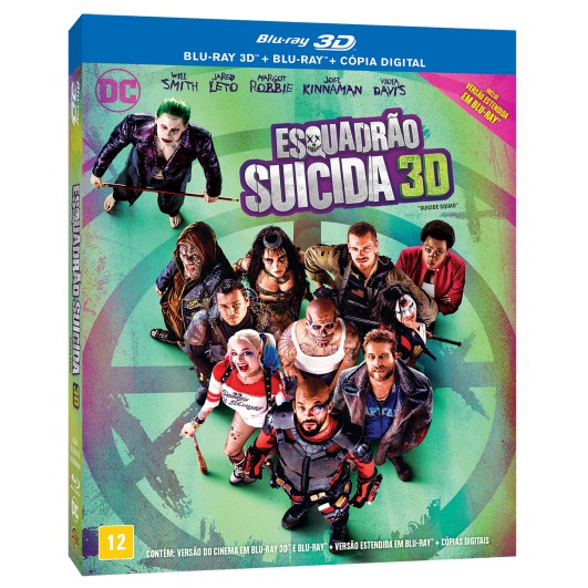 Esquadrão Suicida - Blu-Ray 3D + Blu-Ray