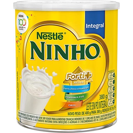 Leite Em Po Ninho Integral 380g