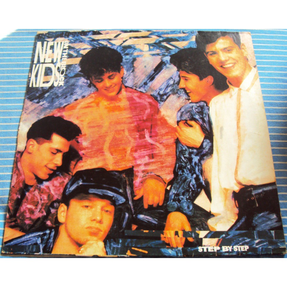 600 Mvd- LP 1990- New Kids On The Block- Step By Step- Música- Disco Vinil Original- Long Play LP