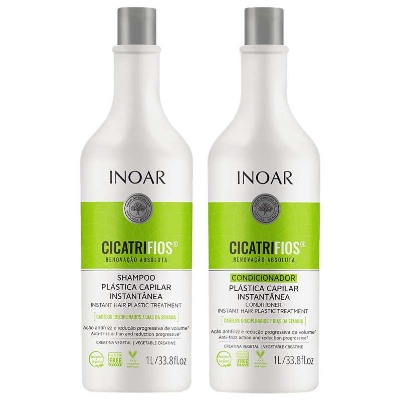 Kit Inoar Cicatrifios Shampoo e Condicionador 2L