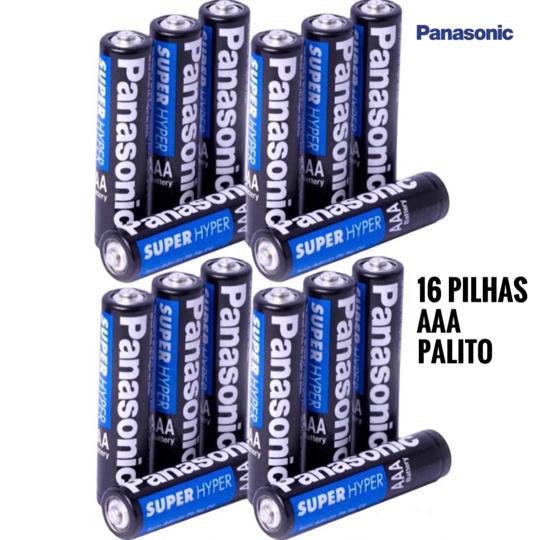 Pilha AAA Palito Panasonic Comum Super Hyper Pilhas Shopee Brasil