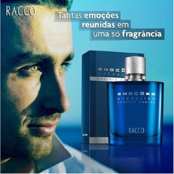 Deo Colonia Emoções Masculino ROBERTO CARLOS - Racco (50ml)
