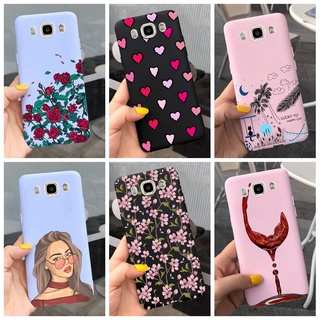 Capa Flexível De Silicone Fosca Slim Para Samsung Galaxy J5 2016 J510F J510G J7 2016 J710F J710H