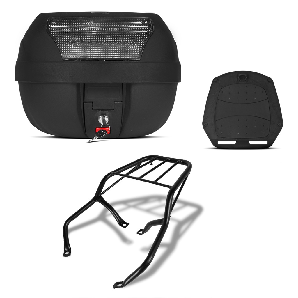Detalhes do Bauleto 28 Litro Bagageiro Churrasqueira Biz 125 2006 A 2010