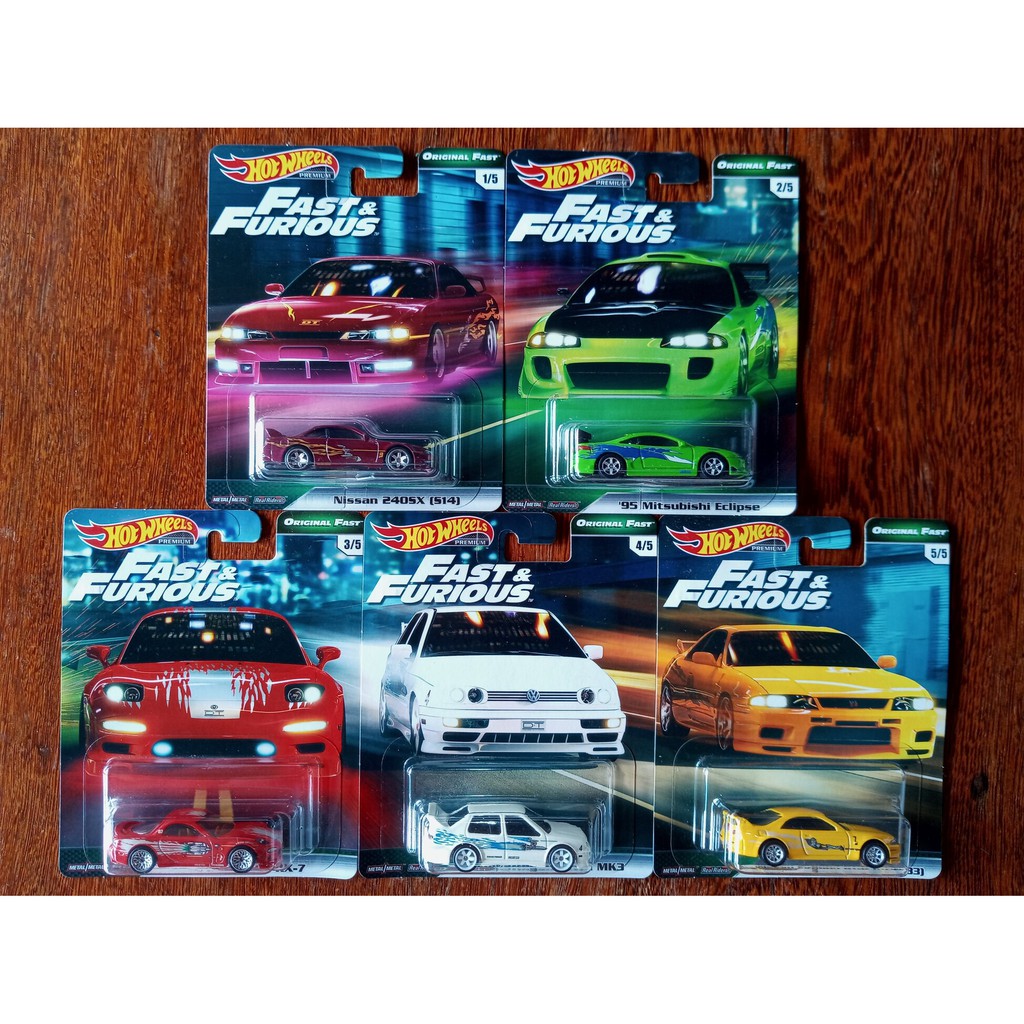 Kit com 5 carrinhos Hot Wheels Mattel Originais do Batman ou Velozes e  Furiosos