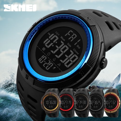 SKMEI Relógio Digital À Prova D'água De Moda Masculina D'água SKMEI 1251 O mesmo estilo