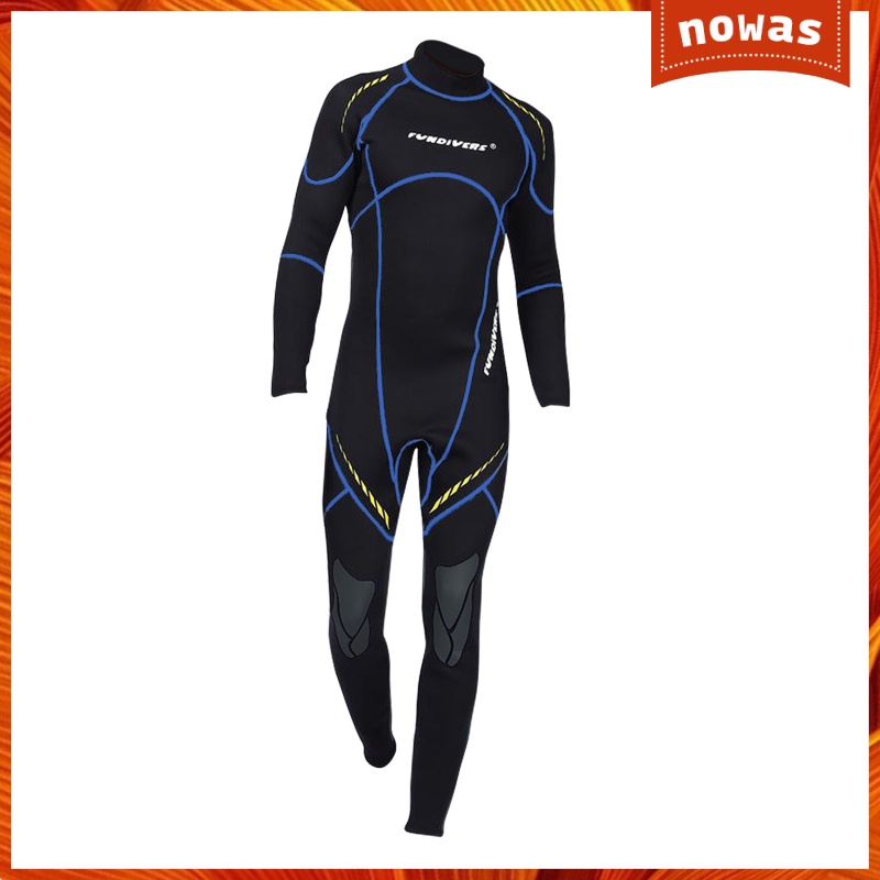 Surfing In MensSizes Color : Blue, Size : XL Scuba Diving Uzanesx 3mm Neoprene Wetsuit With Stretch Panels for Snorkeling 