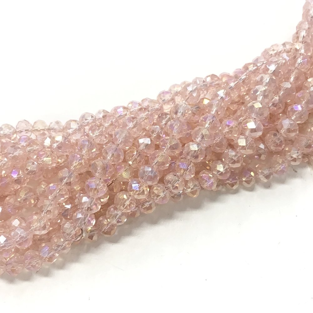 Fio de cristal 8mm cristal ab opal