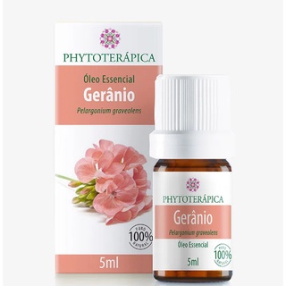 Óleo Essencial de Gerânio - 5ml Pelargonium graveolens