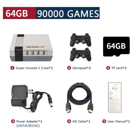 Super Console X-Cube / Game Stick GD10 / Console Game Stick Lite Y3 / Controle sem fio Pronta entrega!!!