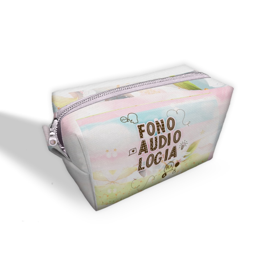 Necessaire Box Fonoaudiologia Necessaire Bolsa Maquiagem