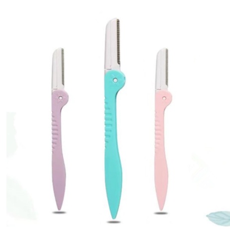 Kit 3 Navalhas para Aparar Sobrancelha Axila Corpo Removedor de pelos faca de barbear Pronto Entrega