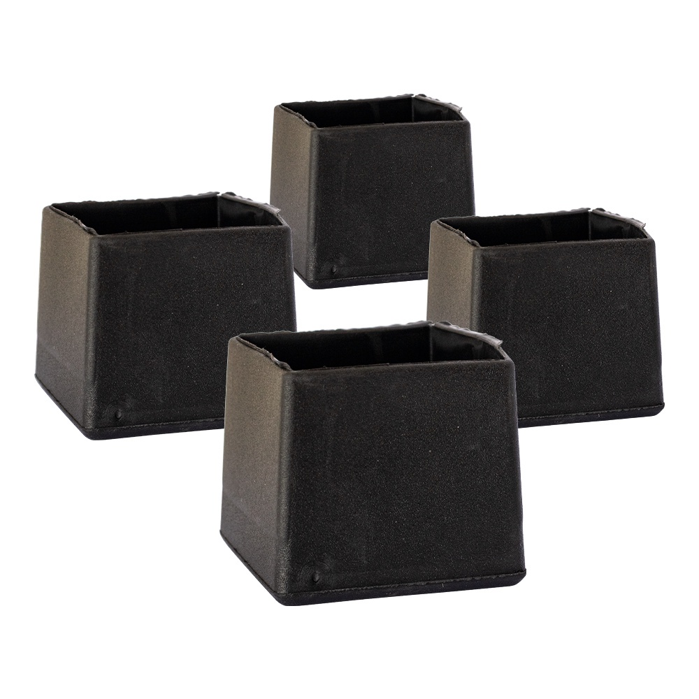 Ponteira Protetora Pe De Cadeira Banqueta Mesa 5x5cm - 4 Pcs