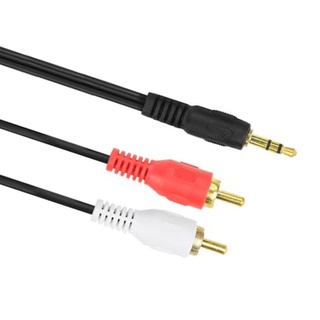 Cabo Adio Auxiliar P2 Estereo X 2 Rca 1,50 Metros em Oferta na Shopee