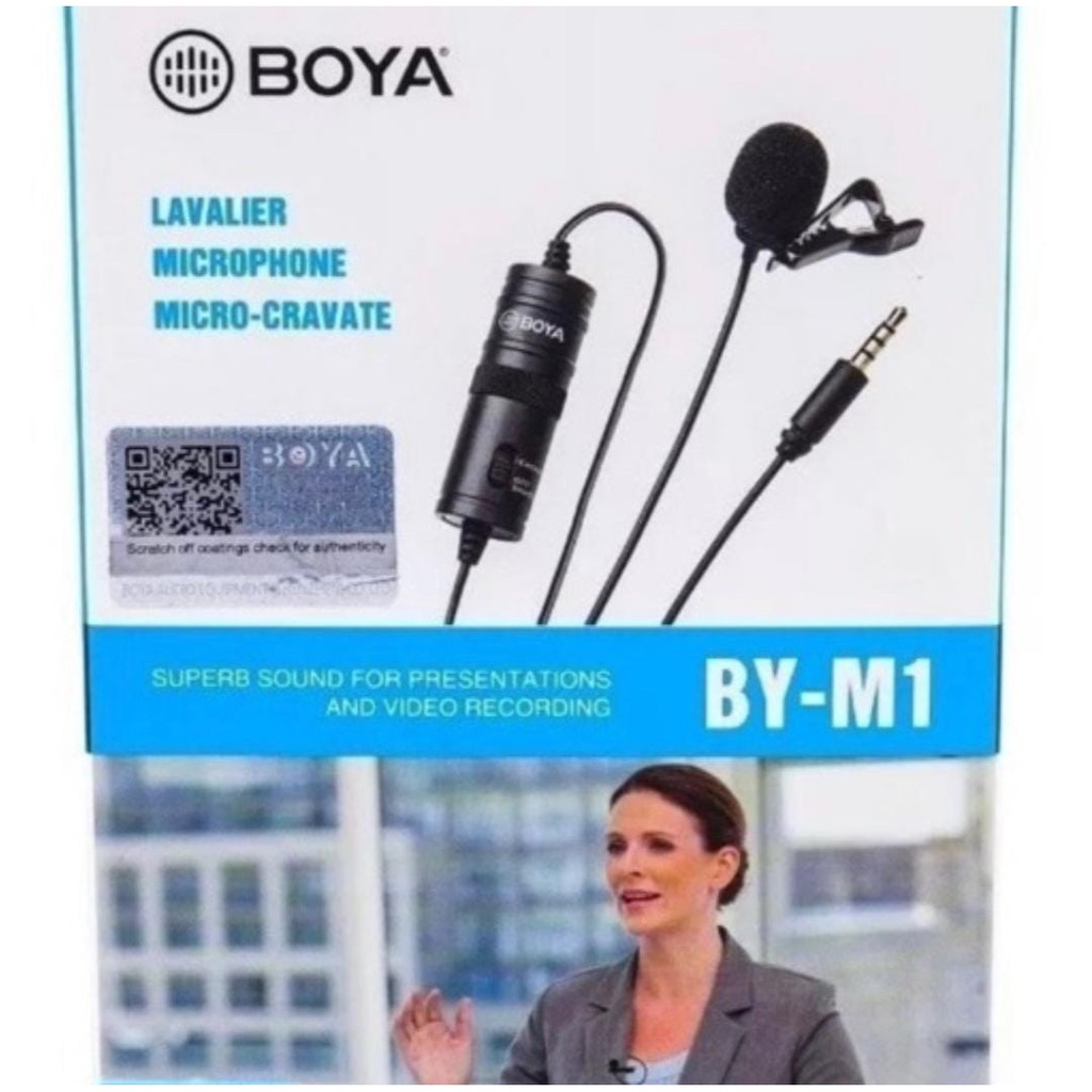 microfone de lapela boya BY-M1