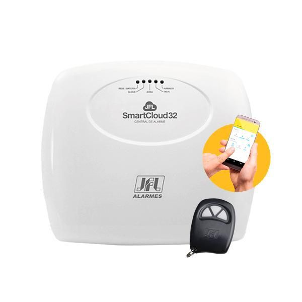Central De Alarme JFL Smartcloud 32 Wifi Bluetooth Plug Play