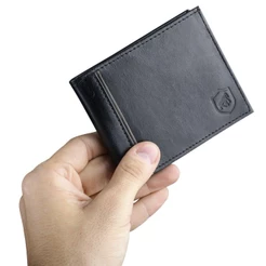 Carteira de Couro masculina - Porta cartão - Maverick - Gshield