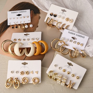 Retro Pérola Borboleta Conjunto Brinco De Cristal Borla Brincos Do Parafuso Prisioneiro De Ouro Moda Feminina Jóias Acessórios