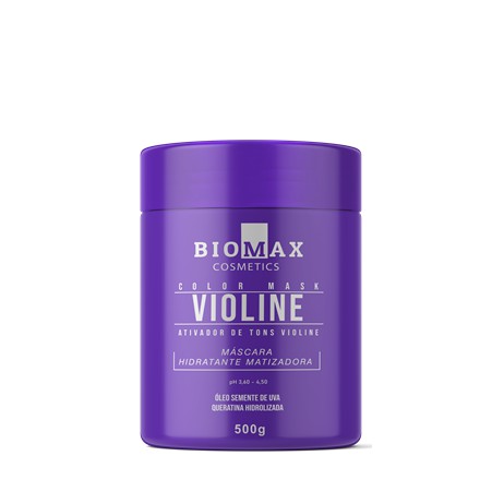 Máscara Matizadora Tonalizante Violine (tom roxo) 500g Biomax