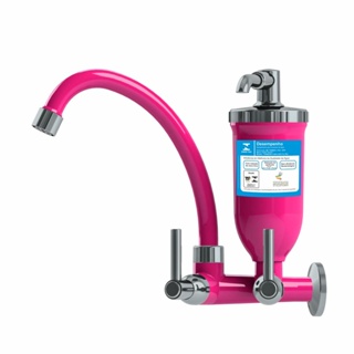 Torneira de Cozinha Com Filtro de Parede ABS C70 Rosa em Oferta na Shopee