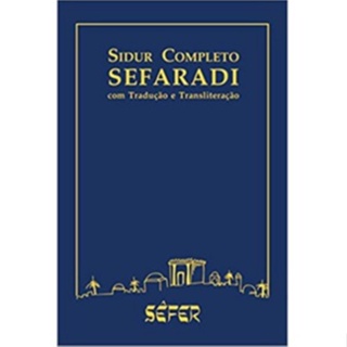 Sidur completo Sefaradi (Tradução e Transliteração) em Oferta na Shopee